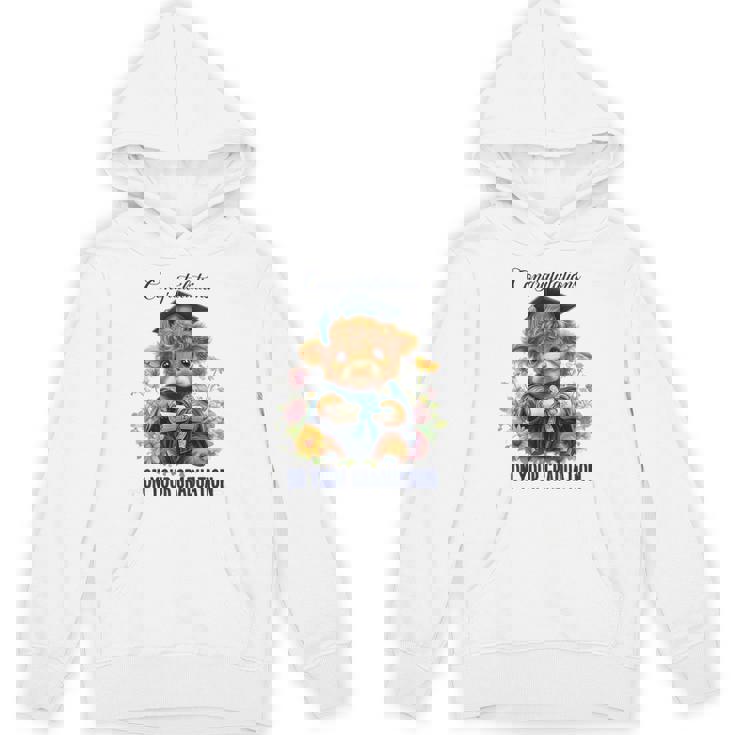 Cute Graduation Highland Cow Holding Diploma T Shirt Unisex Hoodie