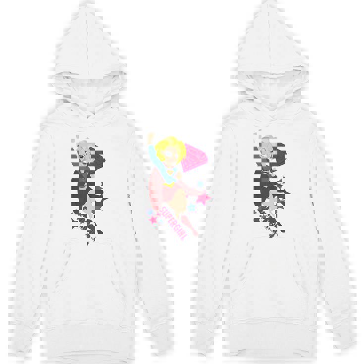 Dcスーパーヒーローガールズスーパーガールスターズ パーカー