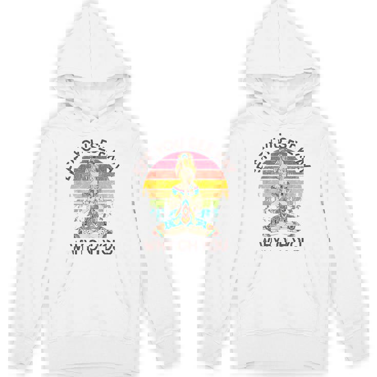 Eff Youee Kay Why Oh You レトロ サンセット タトゥーガール ヨガ パーカー