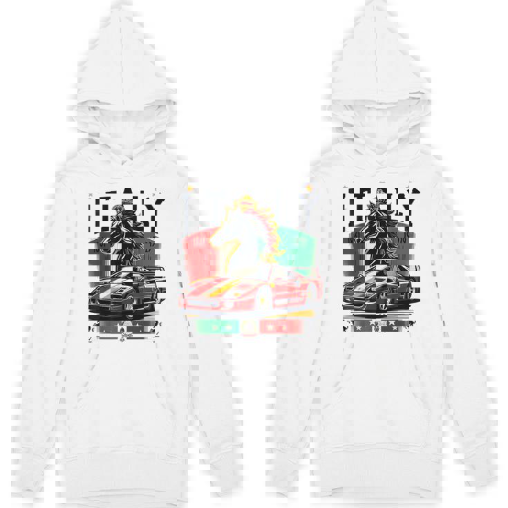 F40 イタリア スー 黒馬 パーカー