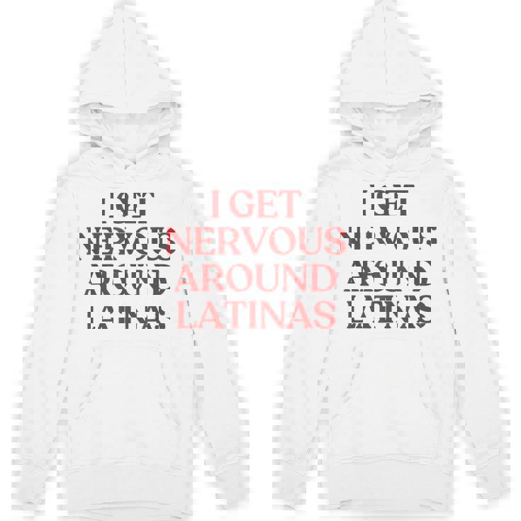 I Get Nervous Around Latinas Y2k Aesthetic Trendy パーカー