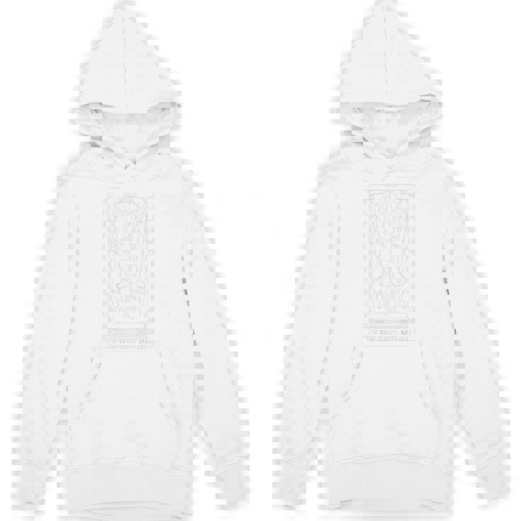 The Hanged Man タロットカード ゴシック ハロウィン ホラー バックプリント パーカー