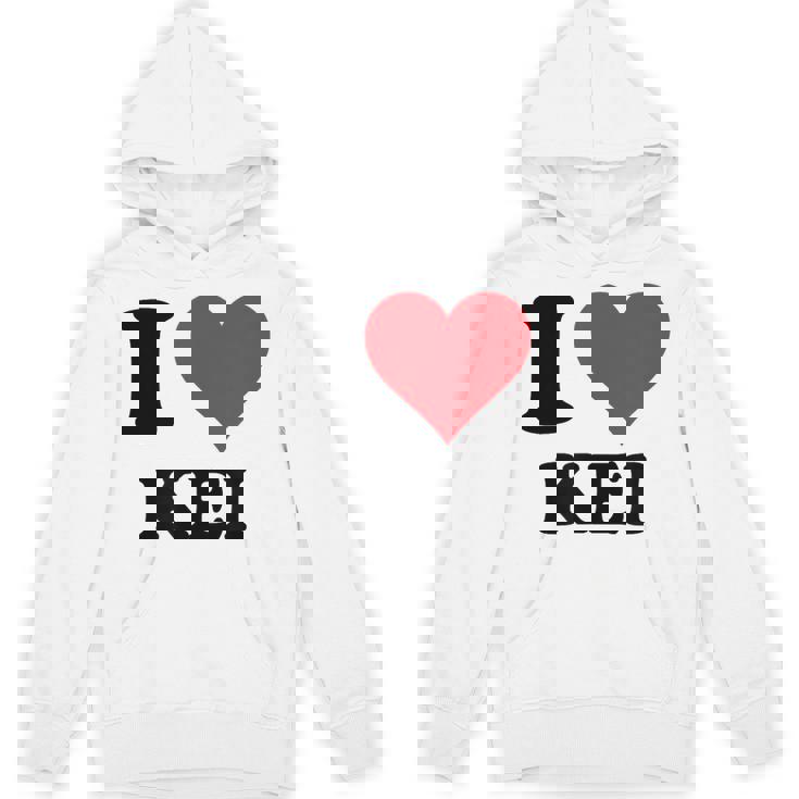 I Heart Keiファーストネーム I Love パーソナライズ パーカー