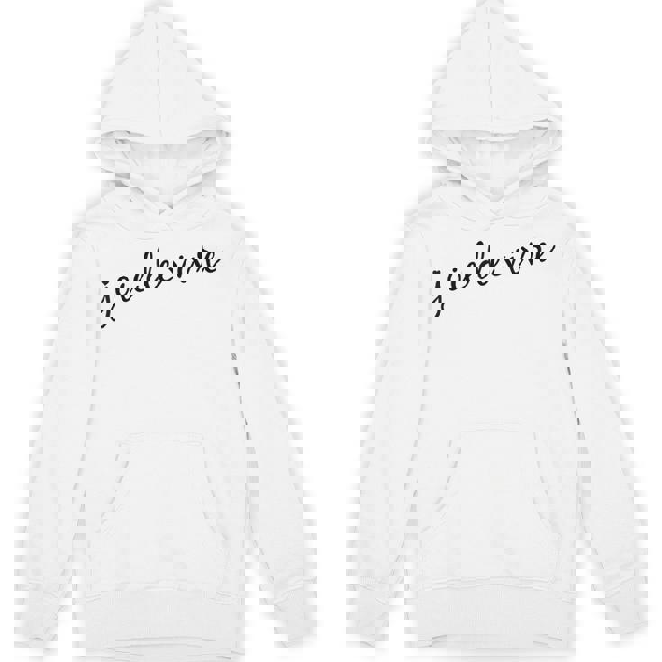 Joie Deivre フランス語の格言tシャツ パーカー