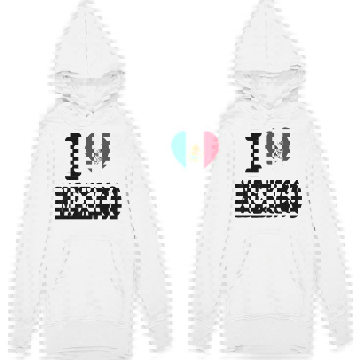 I Love Mexico ハートフラッグ レトロ 旅行 お土産 パーカー