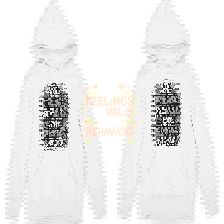 Mental Health Awareness All Feelings Are Valid Be Kind Unisex Hoodie