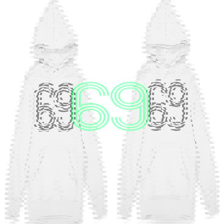 Number 69 シャツ レトロ ユニフォーム ヨーロッパスタイル バックプリント ジャージ パーカー