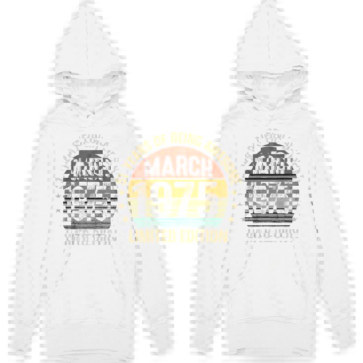 On Back 3月の誕生日 Est 1975年限定版 51St パーカー