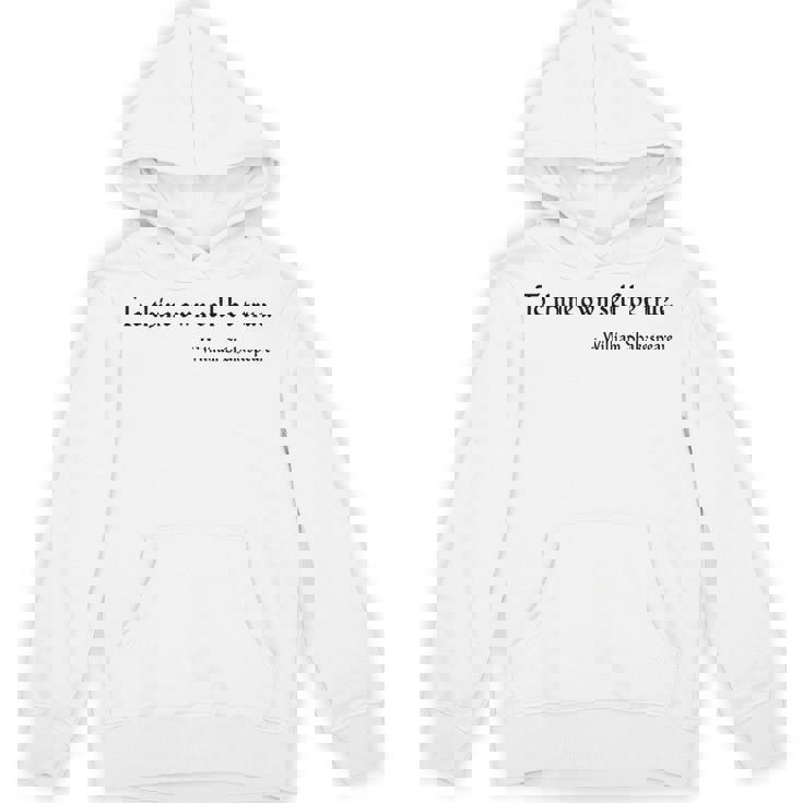 To Thine Ownelf Be True ウィリアム・シェイクスピア ハムレット パーカー