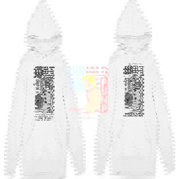 Trump Donald Pump Make Americatrong Again パーカー