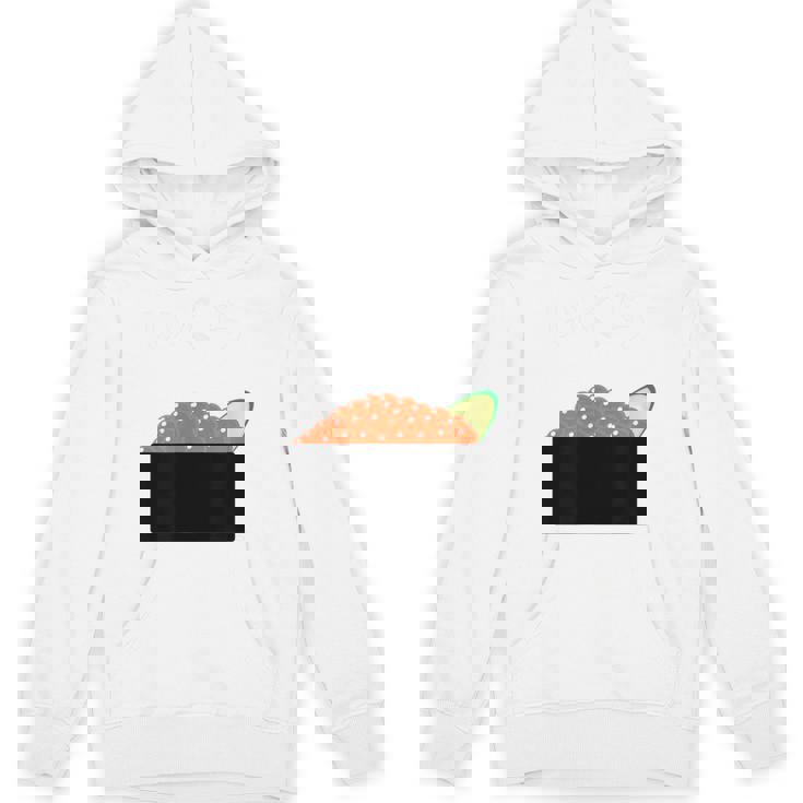 【いくら】イクラ 寿司 おすし 軍艦巻き 可愛い おもしろ 面白い 鮭 魚卵 料理 文字 ネタ ウケ狙い 文字入り 変な パーカー