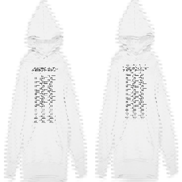 【今日何食べようかな そうめん】あみだくじ 麺 素麺 遊び心 おもしろ 面白い ユーモア ギャグ ネタ ウケ狙い 笑える パーカー