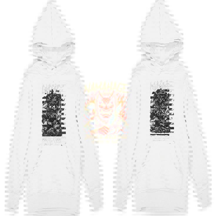 なまはげ 日本のブギーマン 、民話 妖怪 鬼 デーモン 波のアート パーカー