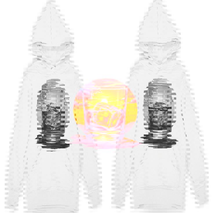 エレガントなウイスキーの夕日 パーカー