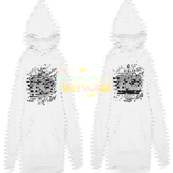 カラフルな乙女座の星座デザイン パーカー