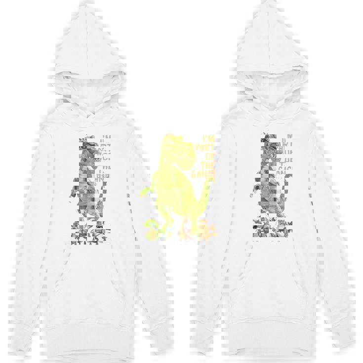 キッズ ギガントサウルス、最大の恐竜-カラフルで楽しいデザイン パーカー