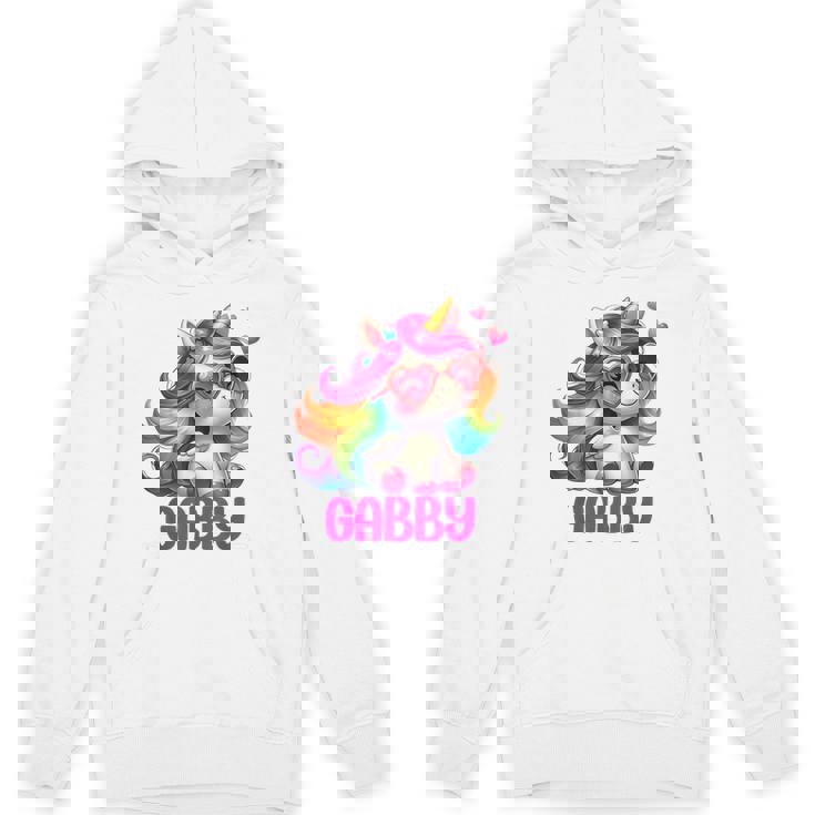 ギャビーユニコーン 名前入りデザイン パーカー