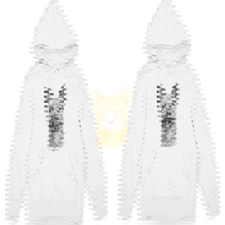 ケアンテリア 犬 グラフィック ペット アートワーク ケアンテリア パーカー