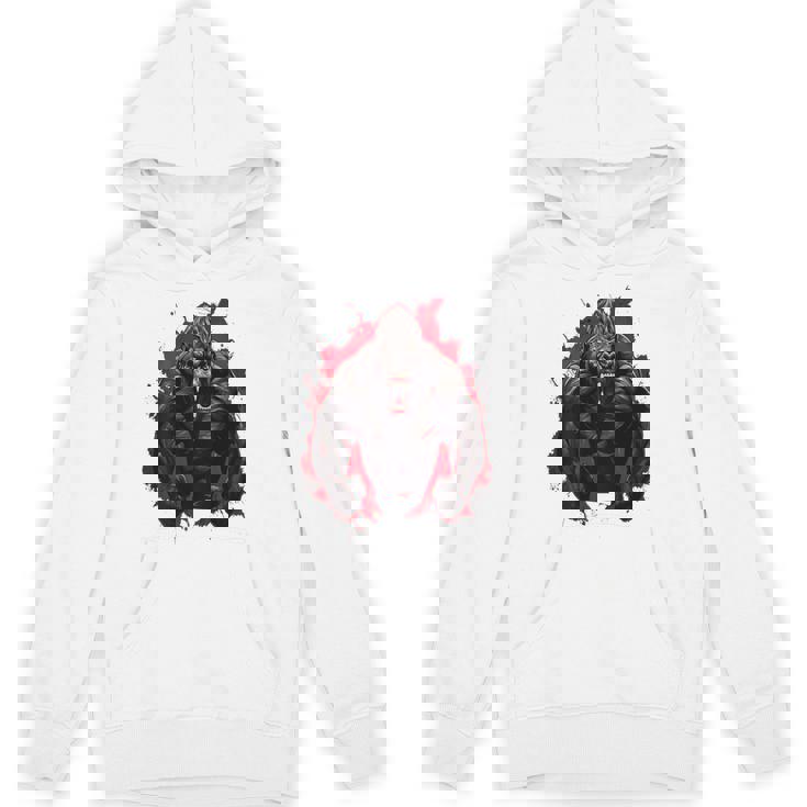 ゴリラ・ボディビル・ワークアウト バックプリント・ジム パーカー