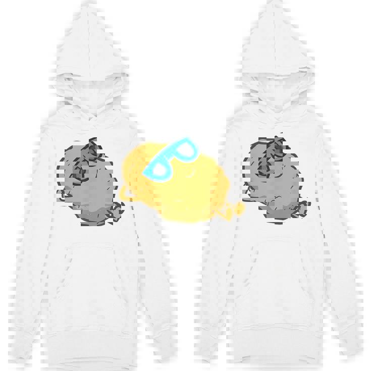 サングラスでかわいいポテチ リラックスポテチ パーカー