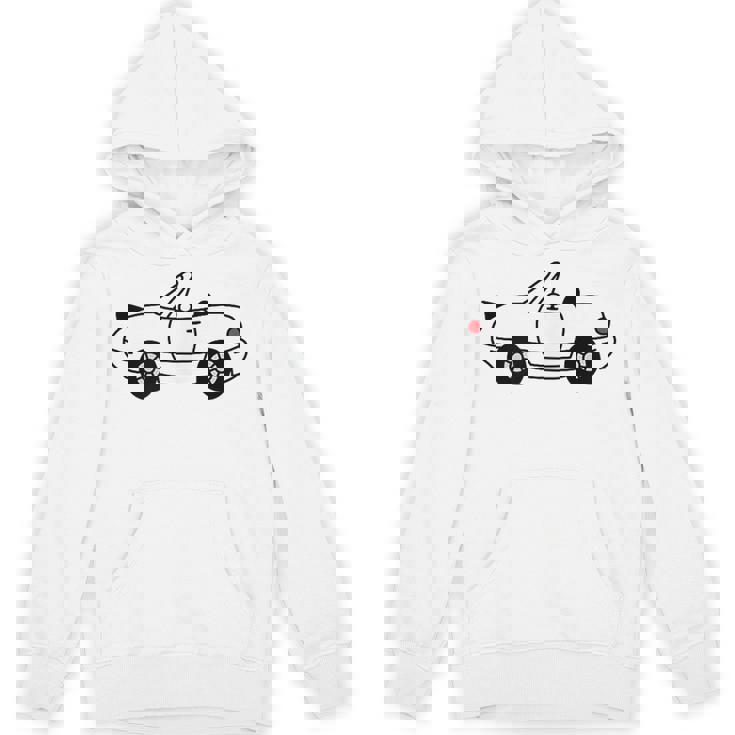 ジャパニーズホワイト スポーツカー Jdm オートクロス レーシングロードスター パーカー