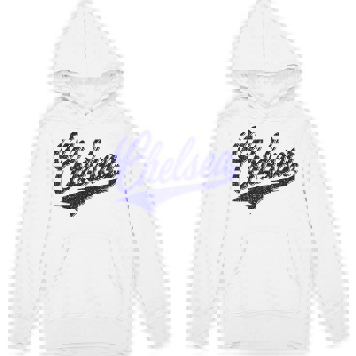 チェルシー ロンドン イングランド バーシティ スクリプト クラシック スポーツ ジャージ パーカー