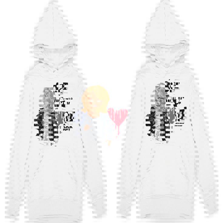 チャッキー・ティファニー・イート・ユア・ハート・アウト・バレンタイン 長袖tシャツ パーカー