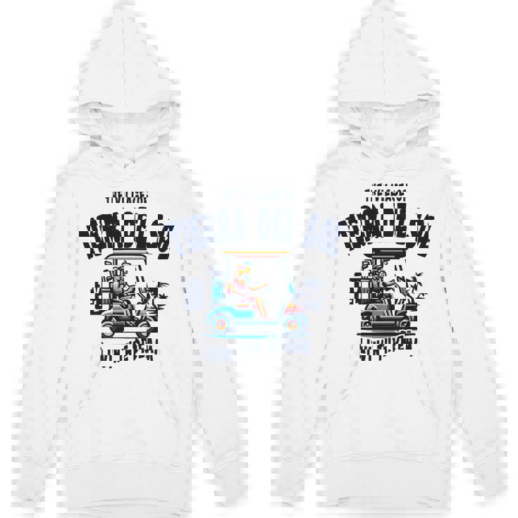 ティエラ・デル・ソルの村ゴルフカートデザイン。 長袖tシャツ パーカー