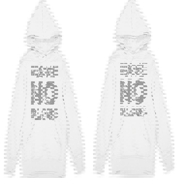 バックプリント テキスト For People Quotes Have No Plans パーカー