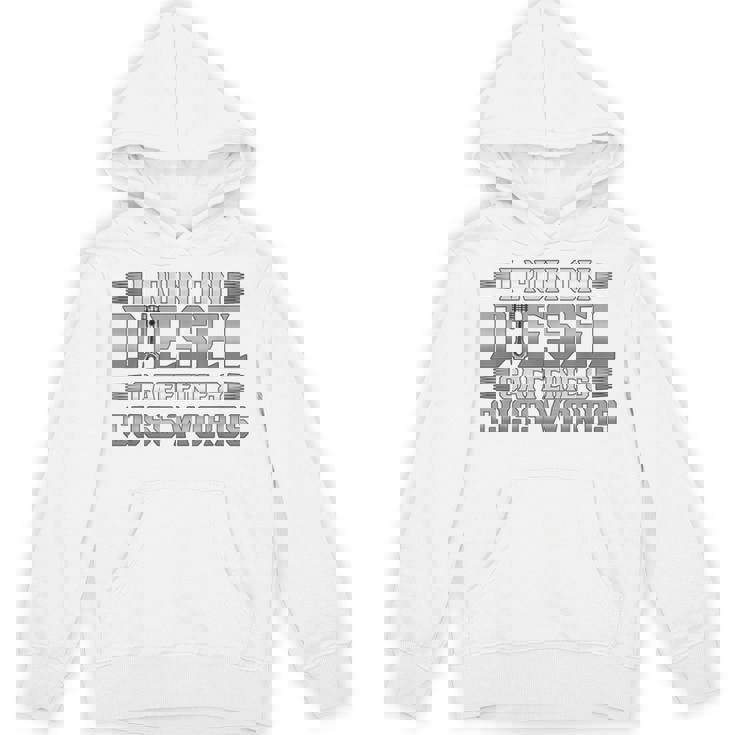 ディーゼルカフェインで走るトラック運転手 パーカー