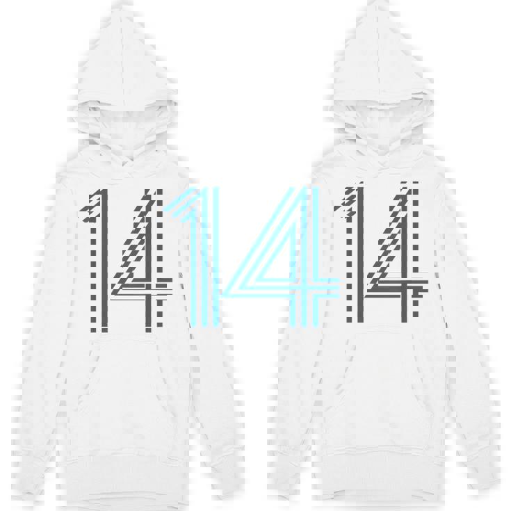 ナンバー14 シャツ レトロユニフォーム ヨーロッパスタイル バックプリントジャージ パーカー