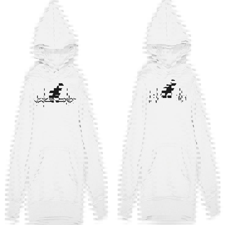 ハートビートドッグ-Ecgパルスビアデッドコリー パーカー