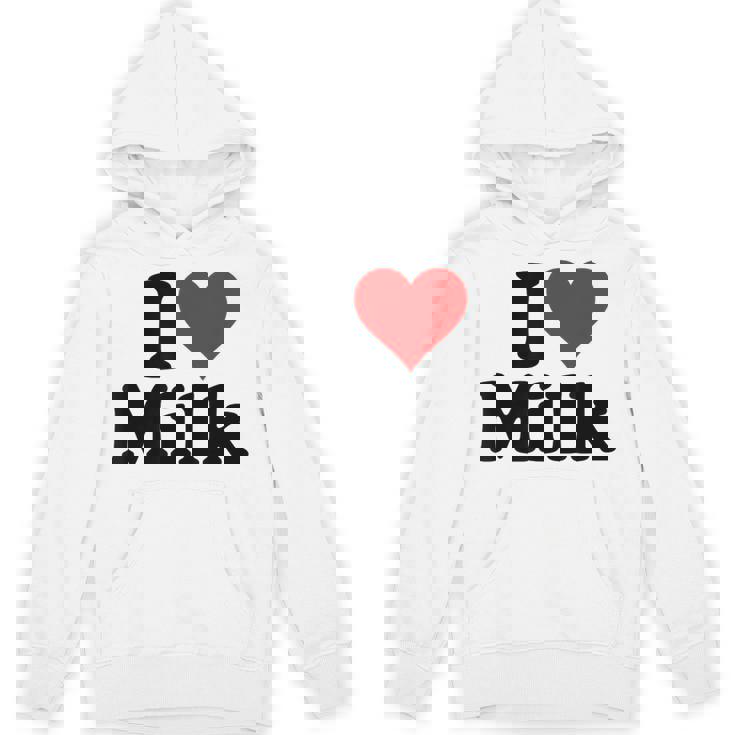 ハートミルクが大好き パーカー