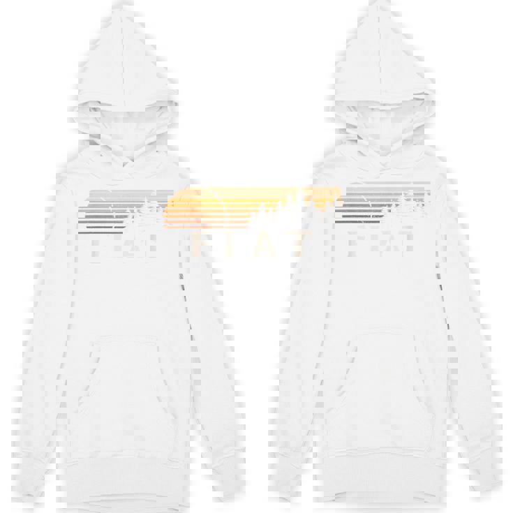 フィアット、Ks ヴィンテージ エバーグリーン サンセット 80年代 レトロ パーカー