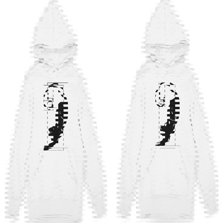 フィボナッチキャット 黄金比プリント パーカー