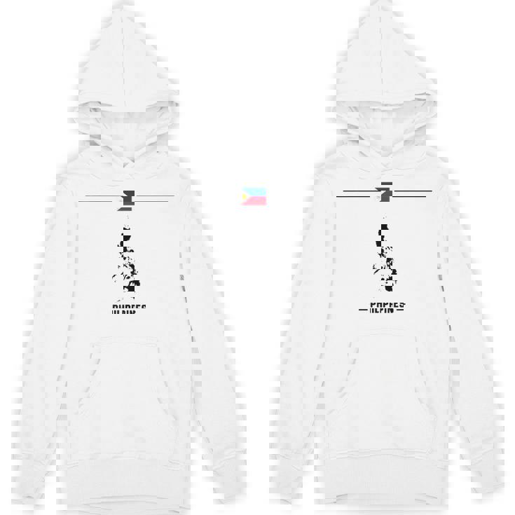 フィリピンの国旗、地図と国の名前 フィリピン パーカー