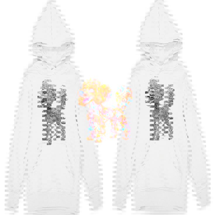 プードル 犬 モチーフ ペット イラスト プードル パーカー