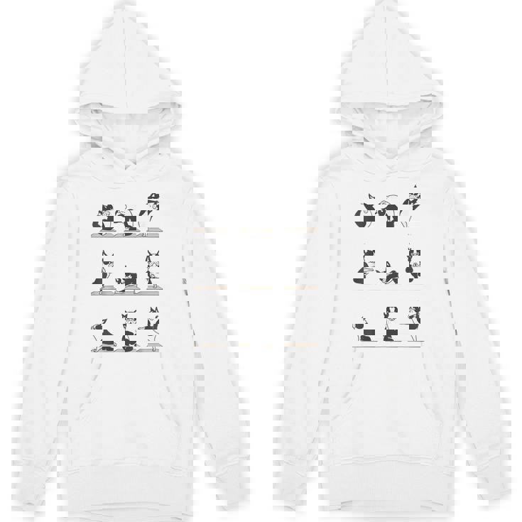 ボストンテリア ヨガ アサナ ポーズ 瞑想 おもしろtシャツ パーカー