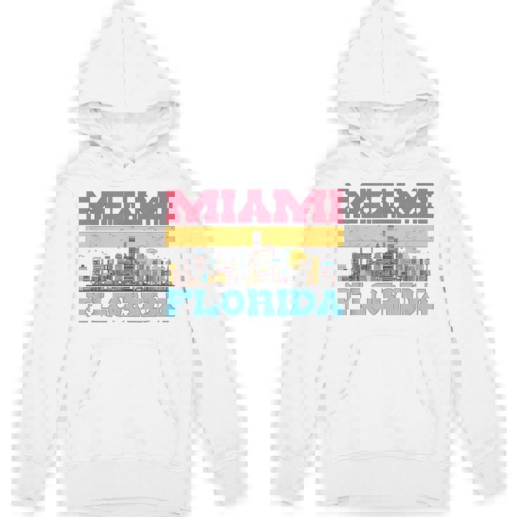 マイアミ フロリダ州 都市景観 お土産 モダン マイアミスカイライン パーカー