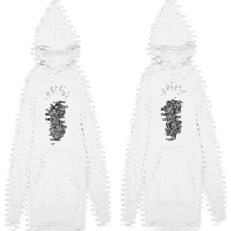 ヴィンテージ Hd オートバイtwin ショベルヘッド エンジン ドローイング バイカー 長袖tシャツ パーカー