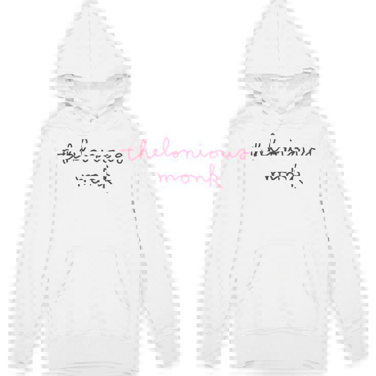 公式セロニアス・モンク・ジャズ・アイコングッズ カレッジ罫線入り パーカー