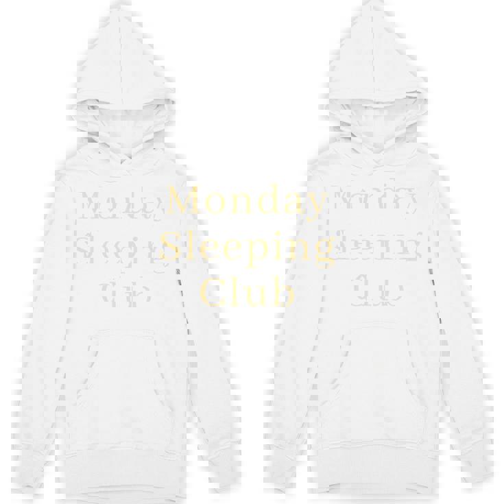 月曜日の睡眠クラブ 長袖tシャツ パーカー