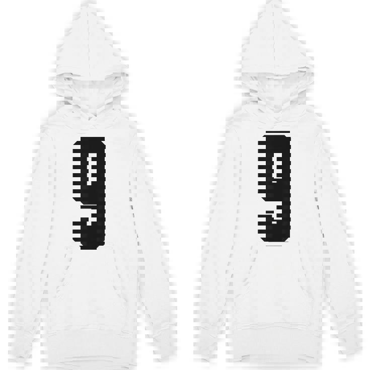 番号9 ナインスポーツジャージ 誕生日年齢 ラッキーナンバーブラック パーカー