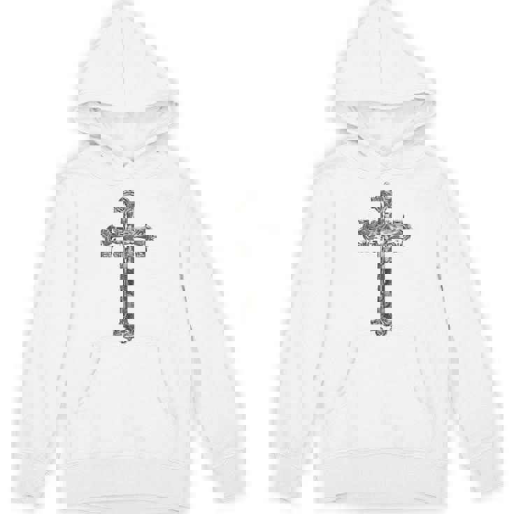 背中に十字架 大きな十字架 クリスチャン パーカー