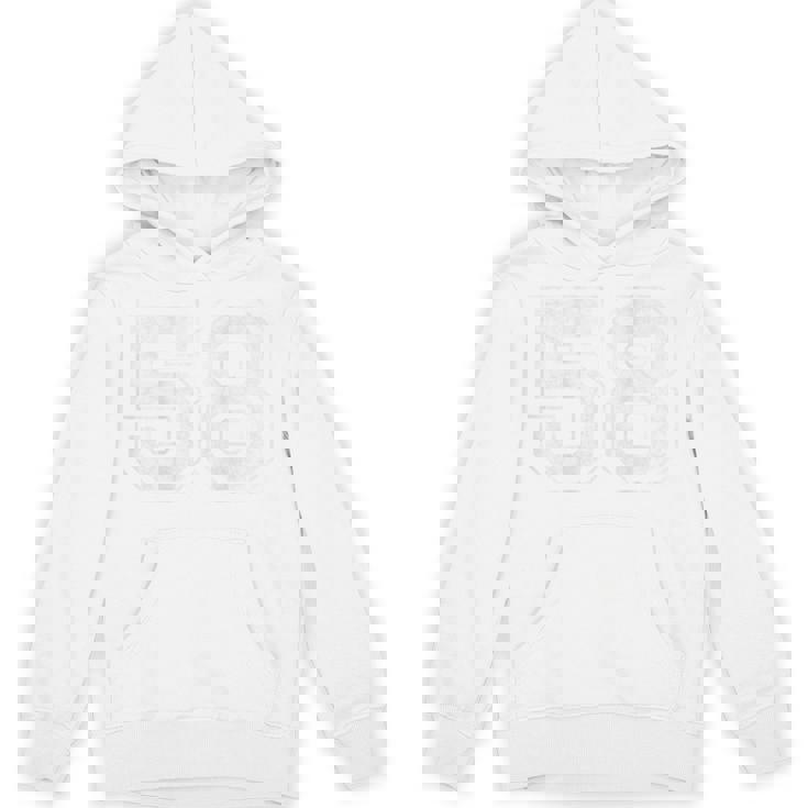 背面に58番。 パーカー