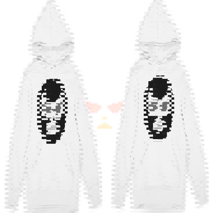 覆面レスラー マスク ピクセルアート ドット絵 怪人 プロレス パーカー