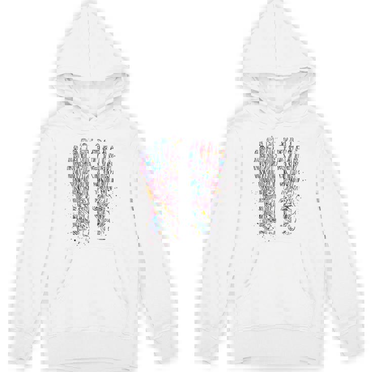 足解剖学 水彩 骨格 足 筋肉 パーカー