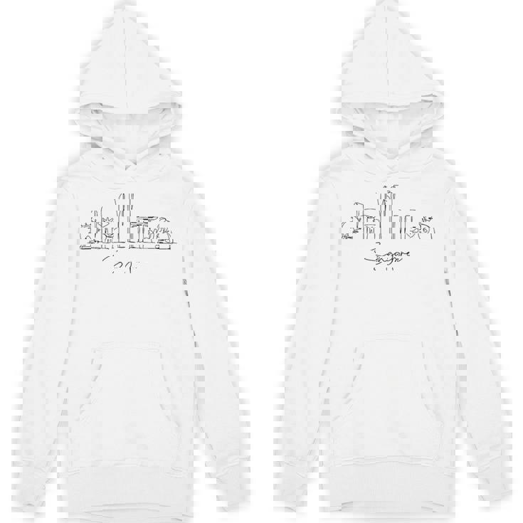 都市 スカイライン 旅行 お土産 観光 シンガポール パーカー