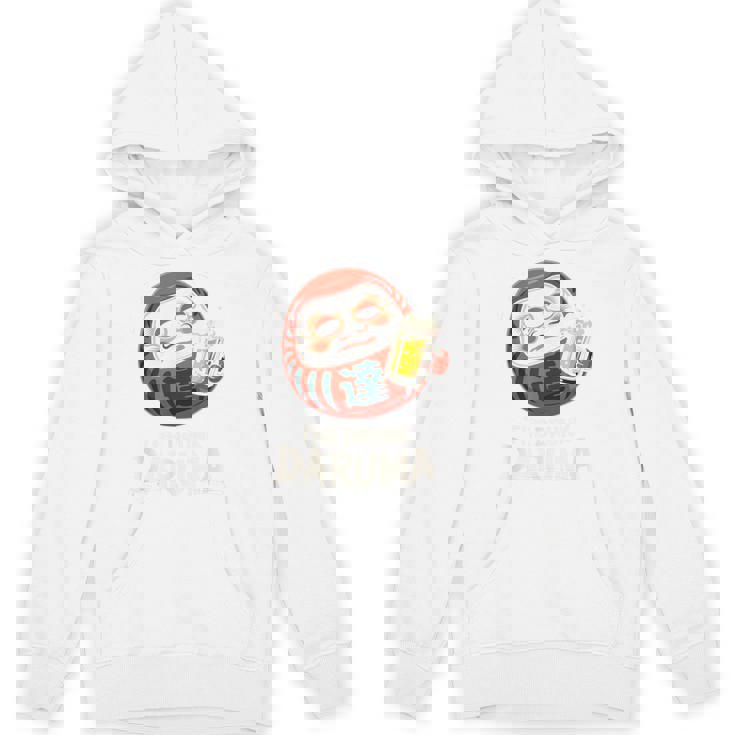 酔っぱらい だるま 日本の漢字 お土産 ビール アート 日本 ユーモア パーカー