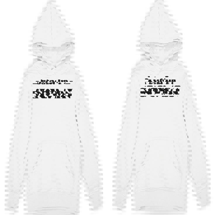 雪だるま ハロウィン コスチューム ごっこ I'm Anowman パーカー